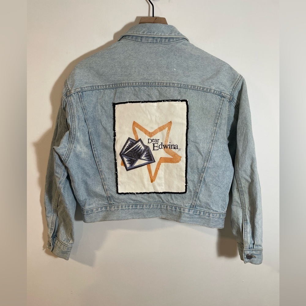 Vintage Guess Georges Marciano Jean Jacket Made In USA Trucker Denim 90's Medium - Picture 5 of 11